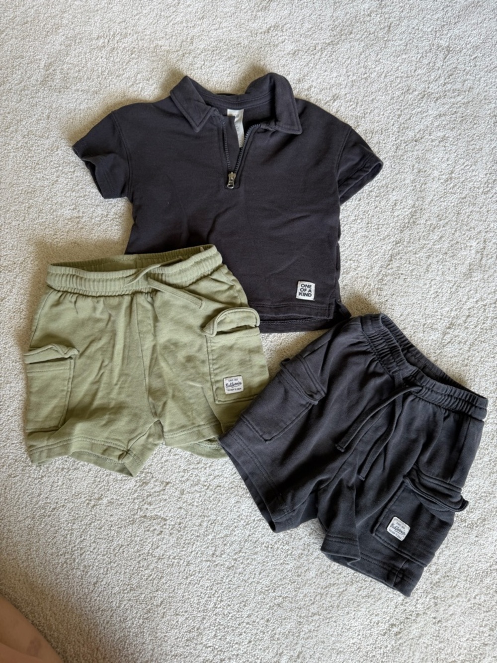 H&M Charcoal Gray Half-Zip Sweatshirt